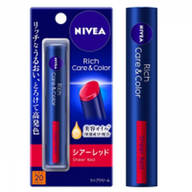 니베아 리치 케어 & 컬러 립 쉬어 레드 2g