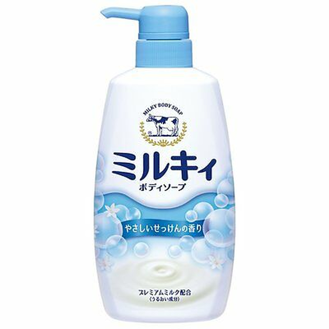 밀키 바디워시 비누향기 펌프 550ml